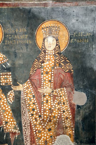 Краљица Каталина, Црква Светог Ахилија у Ариљу. Фотографија је власништво сајта Фонд Благо.