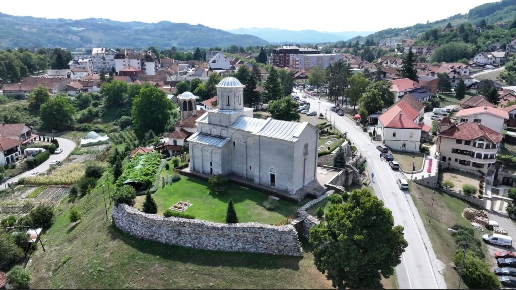 Црква Светог Ахилија у Ариљу. Фотографија је преузета са фејсбук странице Републичког завода за заштиту споменика културе.