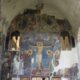 Фреска Христово распеће у Богородичиној цркви Манастира Студенице. Фотографија је власништво сајта Фонд Благо.