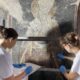 Конзерваторско-рестаураторски радови на фрескама у Цркви Светог Ахилија у Ариљу. Фотографија је преузета са фејсбук странице Републичког завода за заштиту споменика културе.